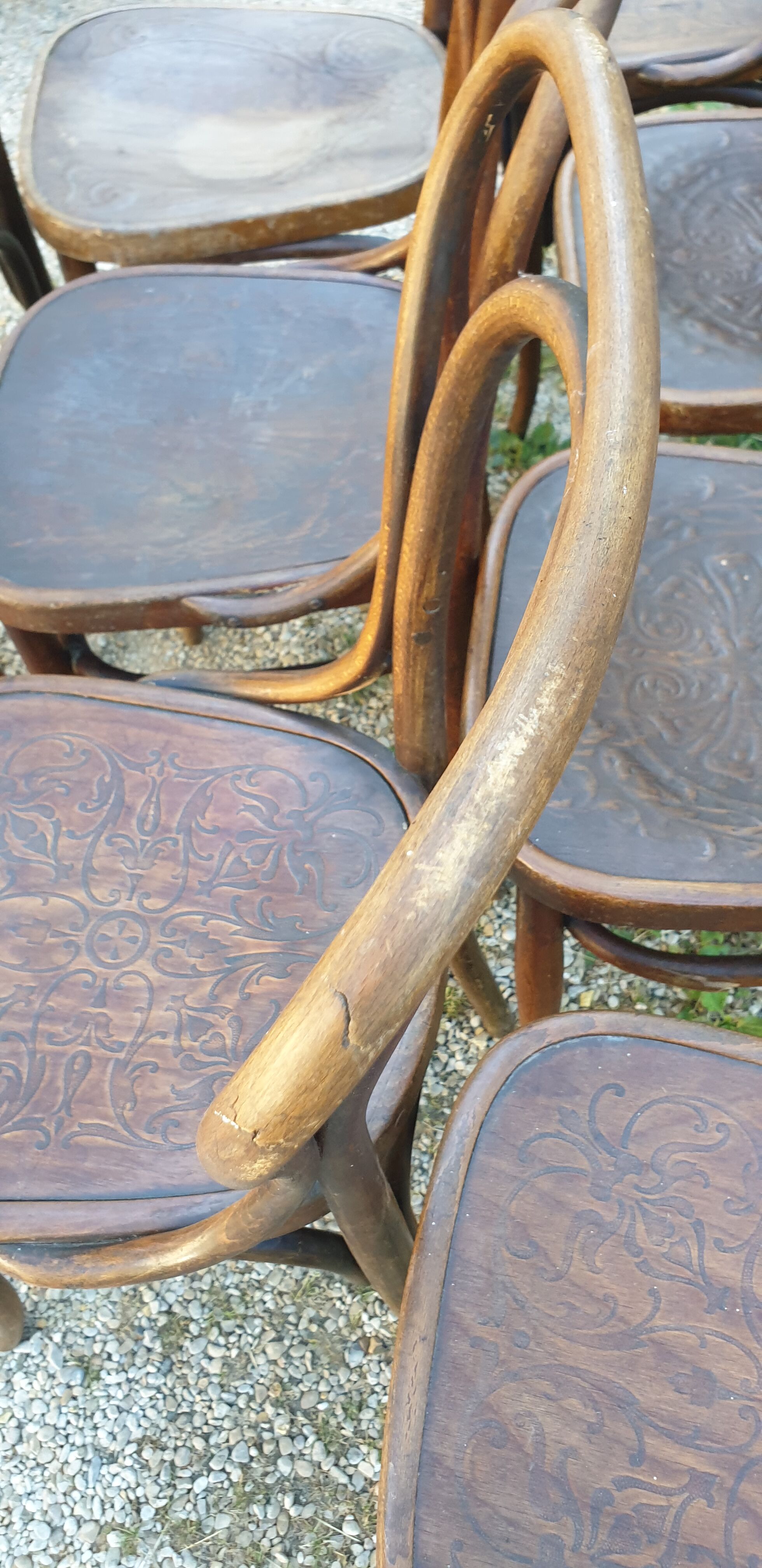 10 chaises Jacob & Joseph Kohn en bois courbé 1900
