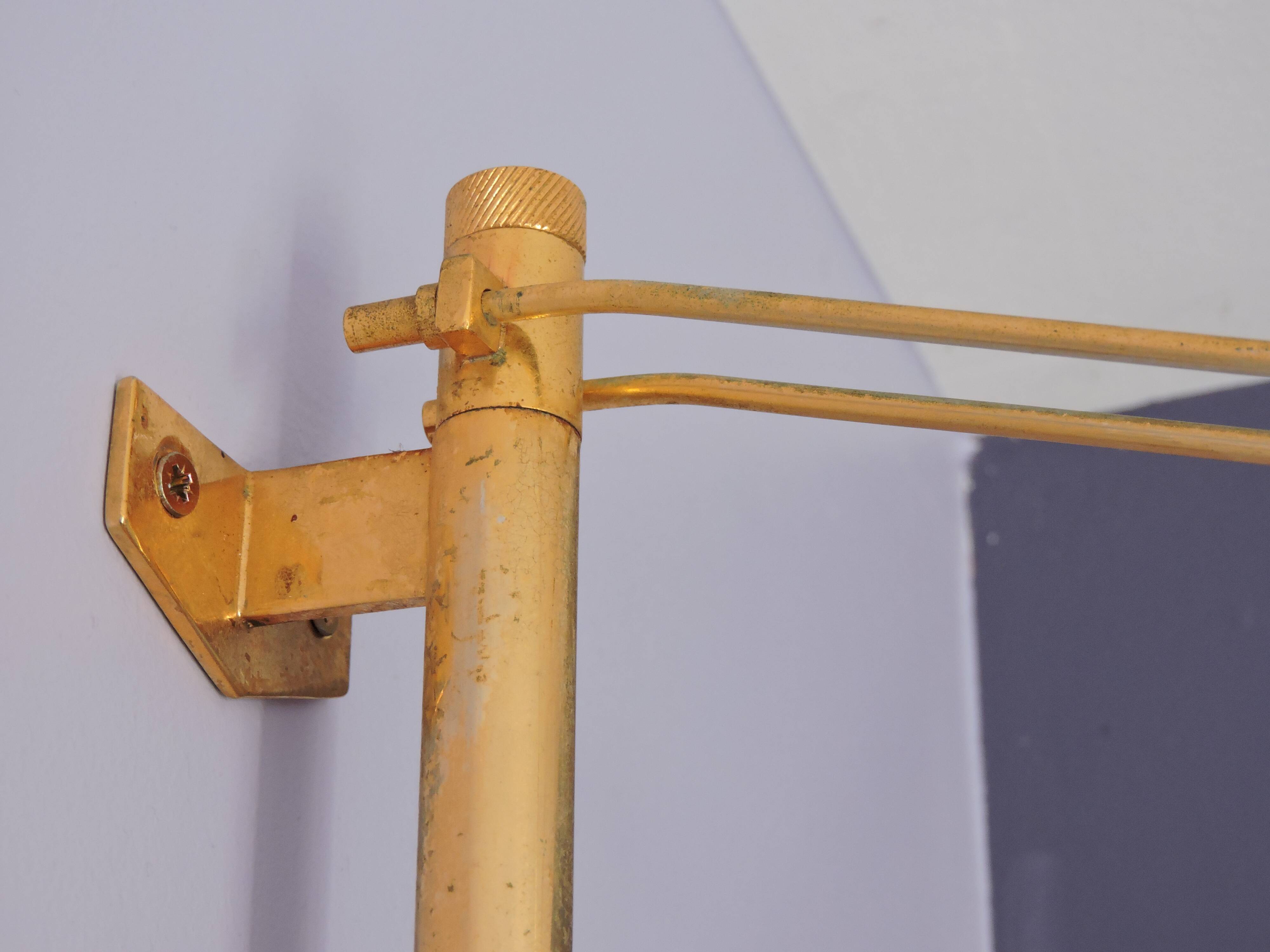 Wall lamp with telescopic counterweight Stilnovo brass