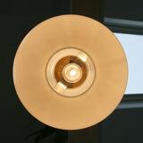 Pair of vintage opaline glass pendant lamp from Sijaj, 1960s