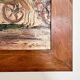 French Artist, Expressionist Scene, Oil Painting, 1941, Framed