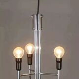 Chrome pendant light, Italian design, 1960s