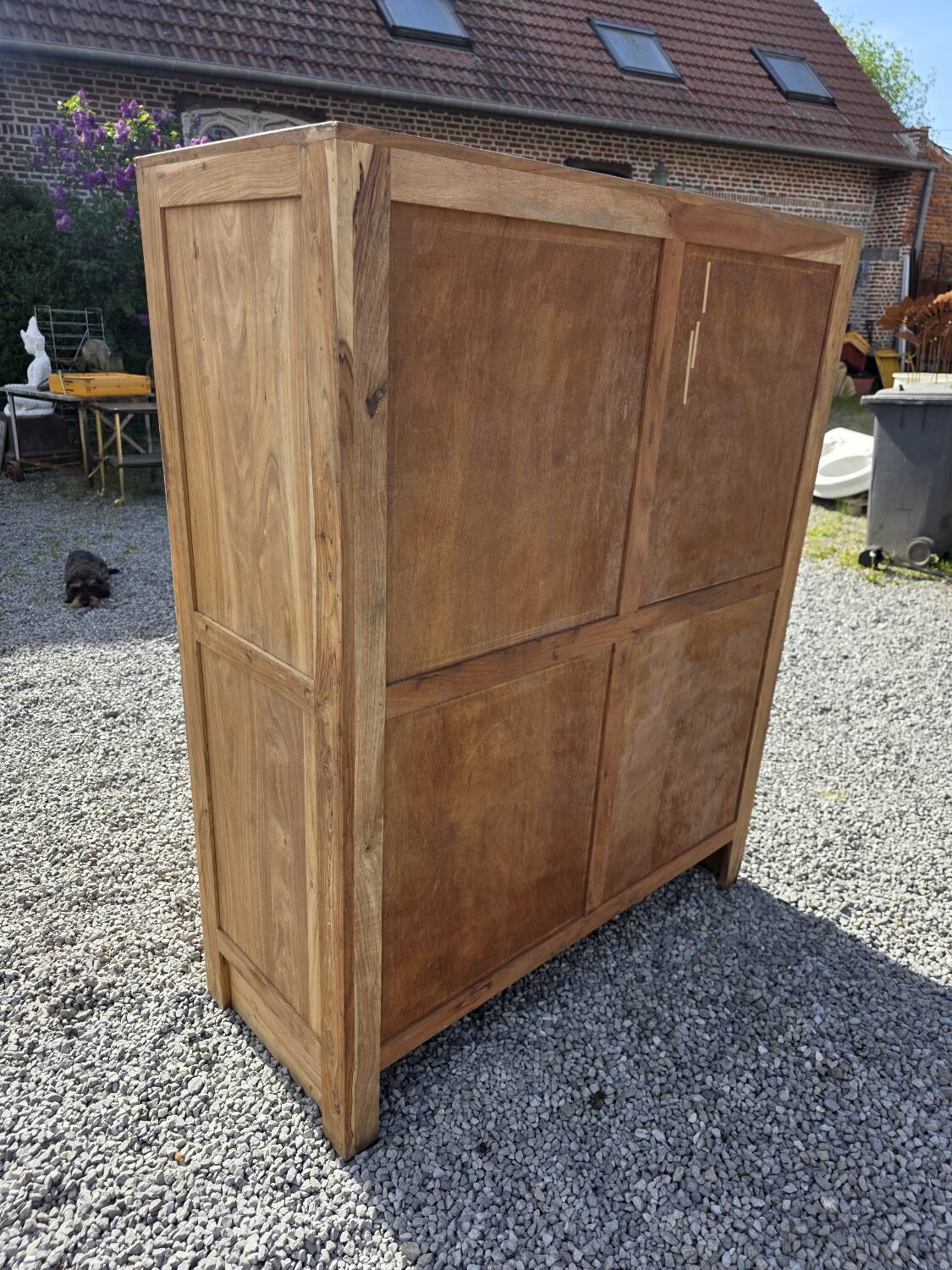 1980s teak 4-door sideboard