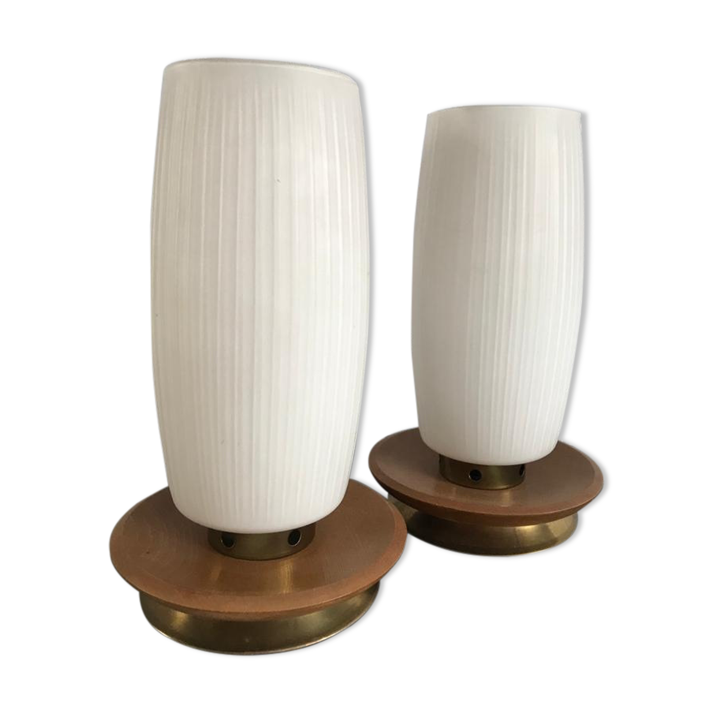 Set of 2 vintage bedside lamps