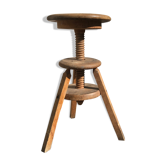 Wooden screw stool