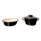 Black Ceramic by Franco Bucci for Pesaro Workshop, Italy, Anni '70