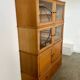 Old MD storage furniture bookcase design Martin Dupuis light oak 1950s vintage