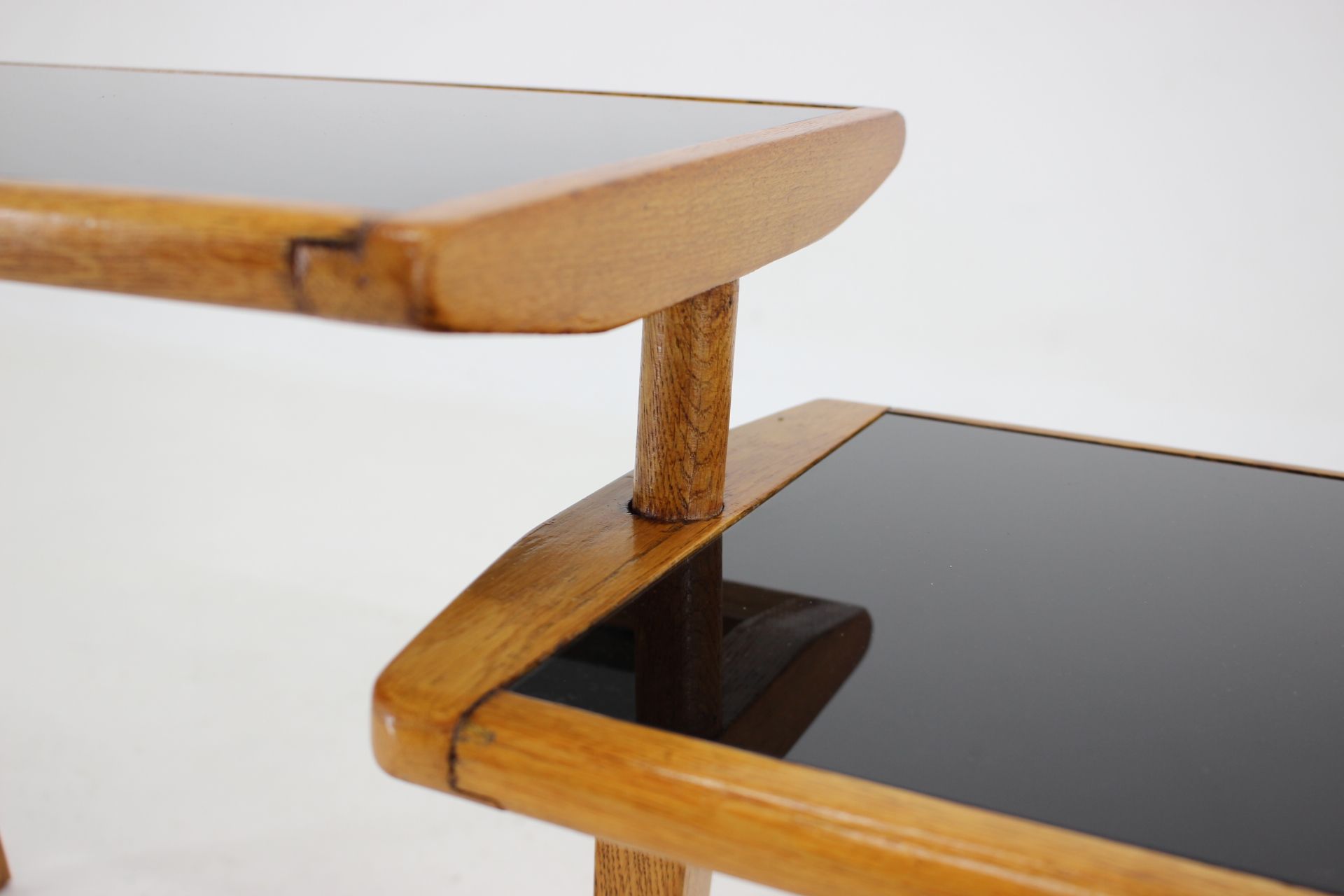 1960s Oak Side Table by Krasna Jizba ,Czechoslovakia