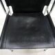 Strässle HE leather lounge chair by Hans Eichenberger