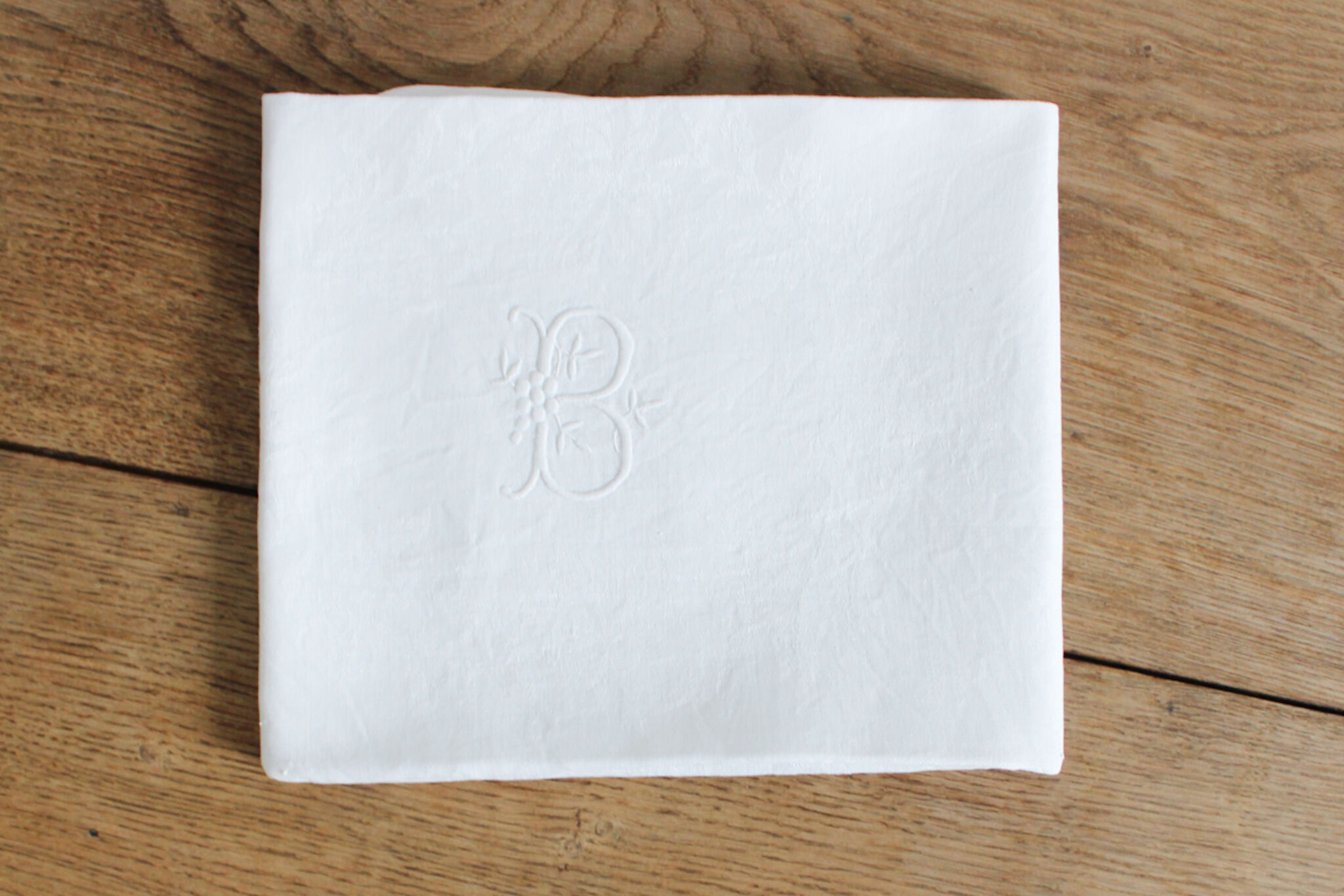 Lot de 6 serviettes de table monogrammées