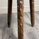 Wooden tripod stool 60s