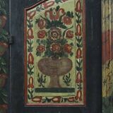 Folk art painted bridal wardrobe