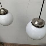 Opaline pendant lights