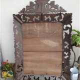 Old wood mirror carved 112x88cm
