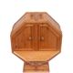 Metamorphic Solid Pine Dry Bar, Folding Design, 1970s, Good Condition