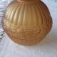Art Deco glass vase signed CLA France