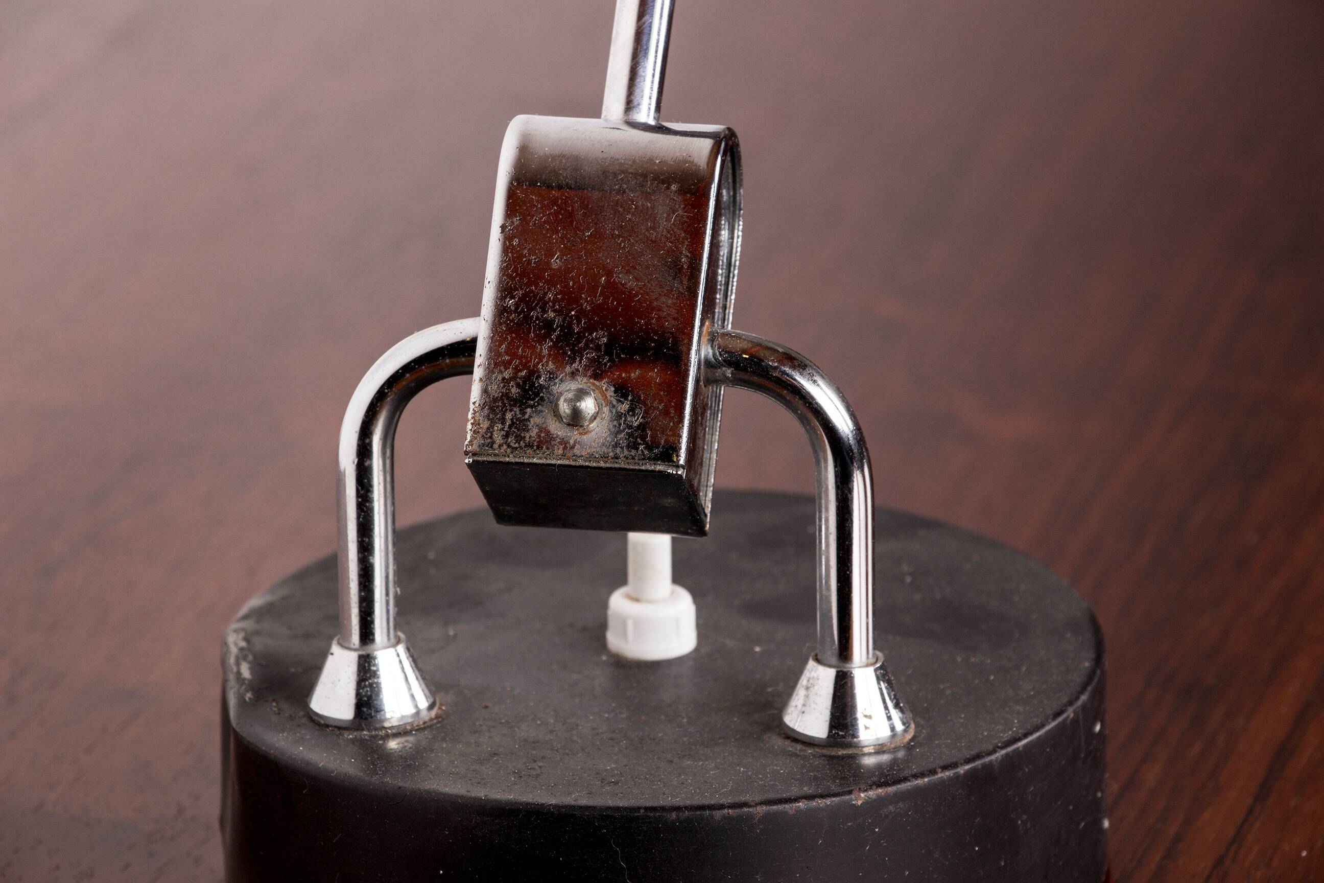 Jumo model 700 desk lamp with articulated arm and adjustable reflector by Charlotte Perriand 1