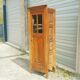 Armoire parisienne vintage porte vitrée