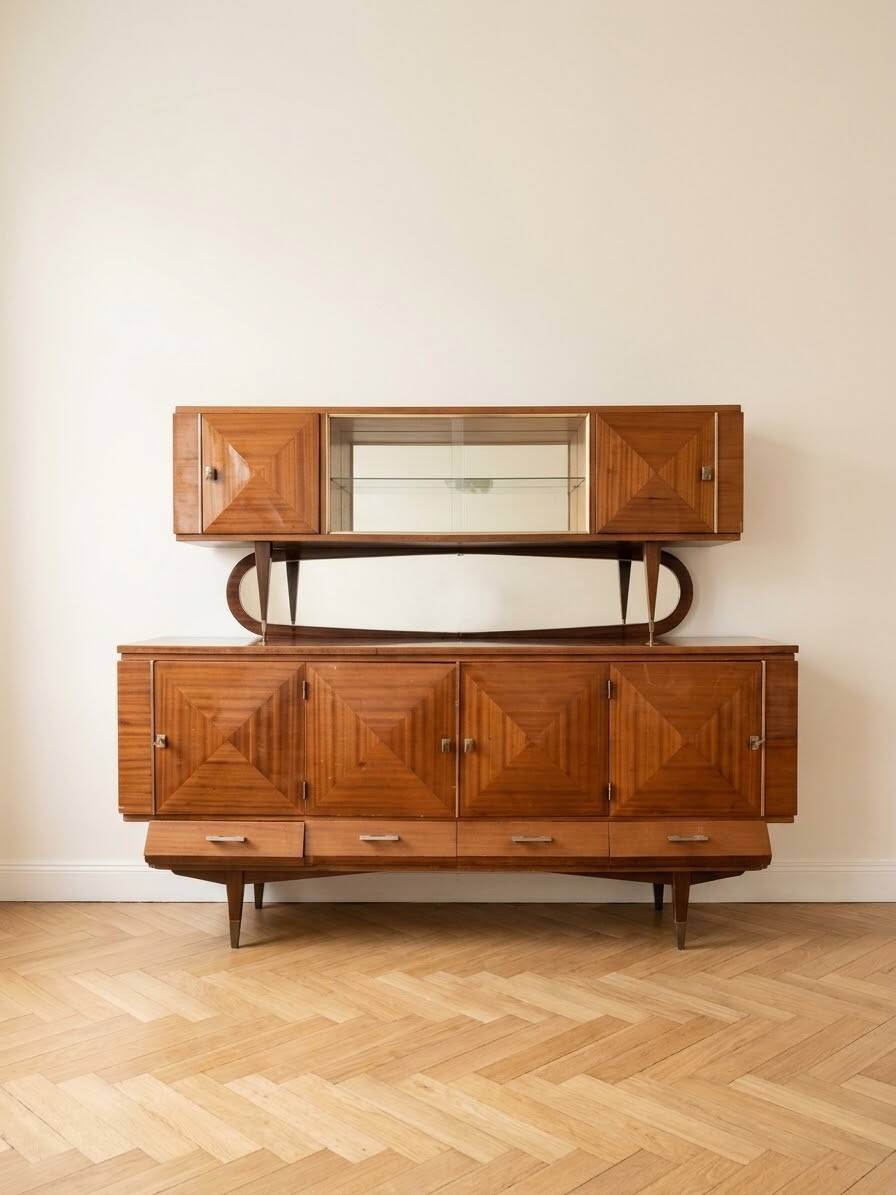 1950s Retro Wooden Sideboard