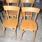 Lot of four bistro chairs