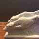 Cracked ceramic greyhound E. Siegl Manufacture Orchies Art Deco