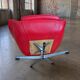 Pair of high-back swivel lounge chairs Scandinavian modern leather & aluminium by UP Závody Rousínov 1960s Czechoslovakia