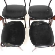 Set of 4 rosewood chairs "Model 310" Erik Buch, Denmark, 1960