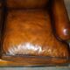 Restored leather Howard & Son canapé style, 204 cm