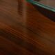 20thC ITALIAN STANDING DRY BAR IN HARDWOOD & CREAM LAMINATE c.1970