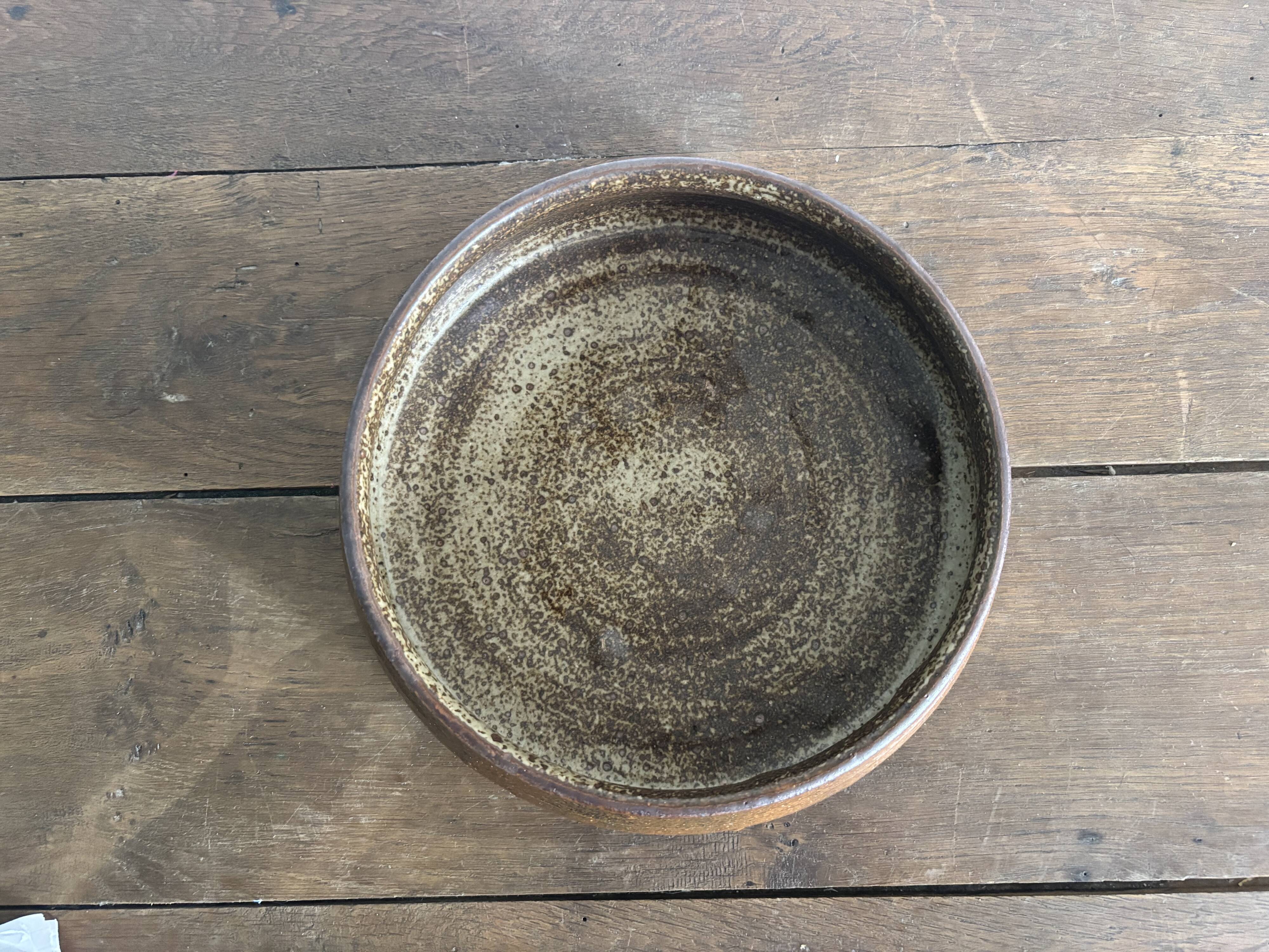 Large vintage stoneware bowl – Jean Tessier – Atelier Le Cep