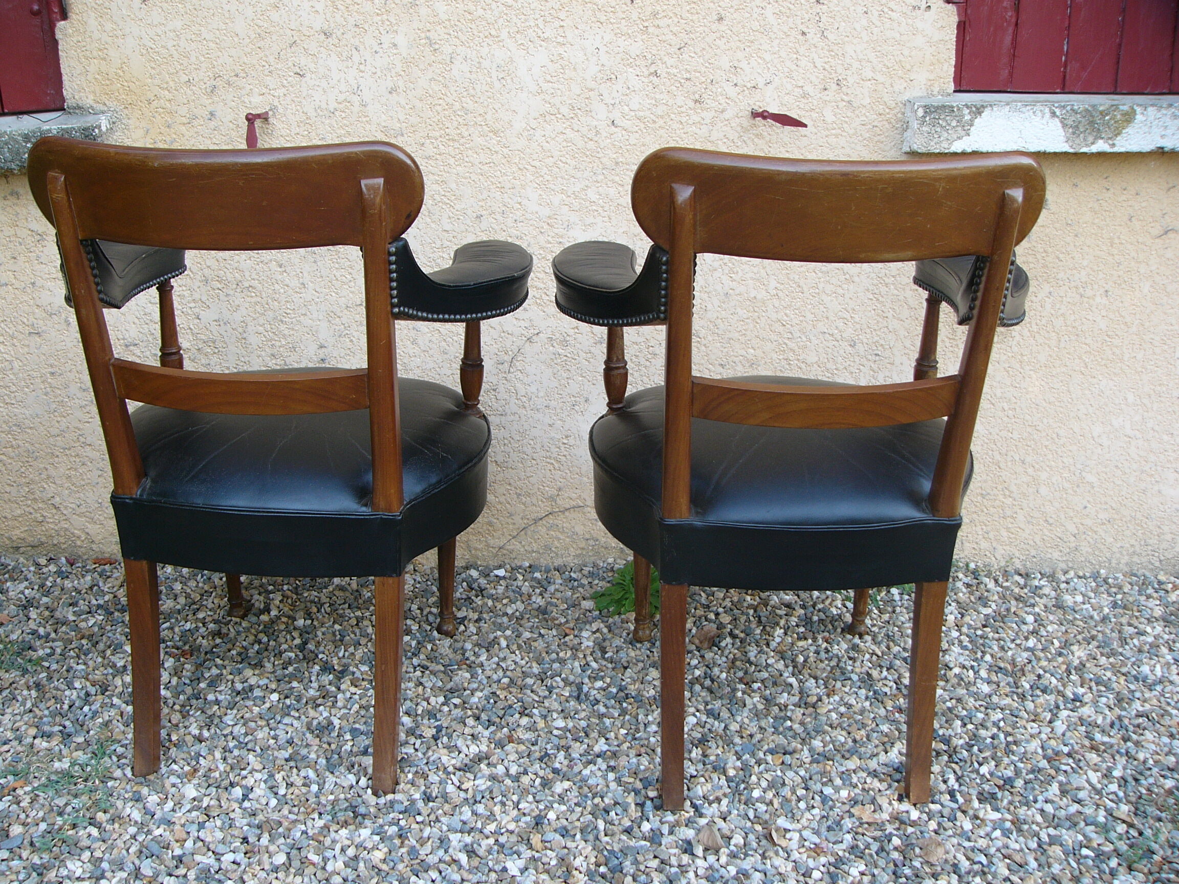 Fauteuils en cuir