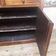 Solid walnut sideboard with 2 doors and 2 drawers, late 19th century