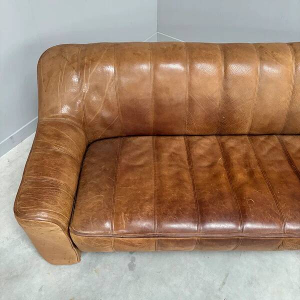 Vintage De Sede DS44 3 seat sofa, 1970s