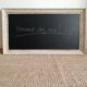 Vintage slate painting.