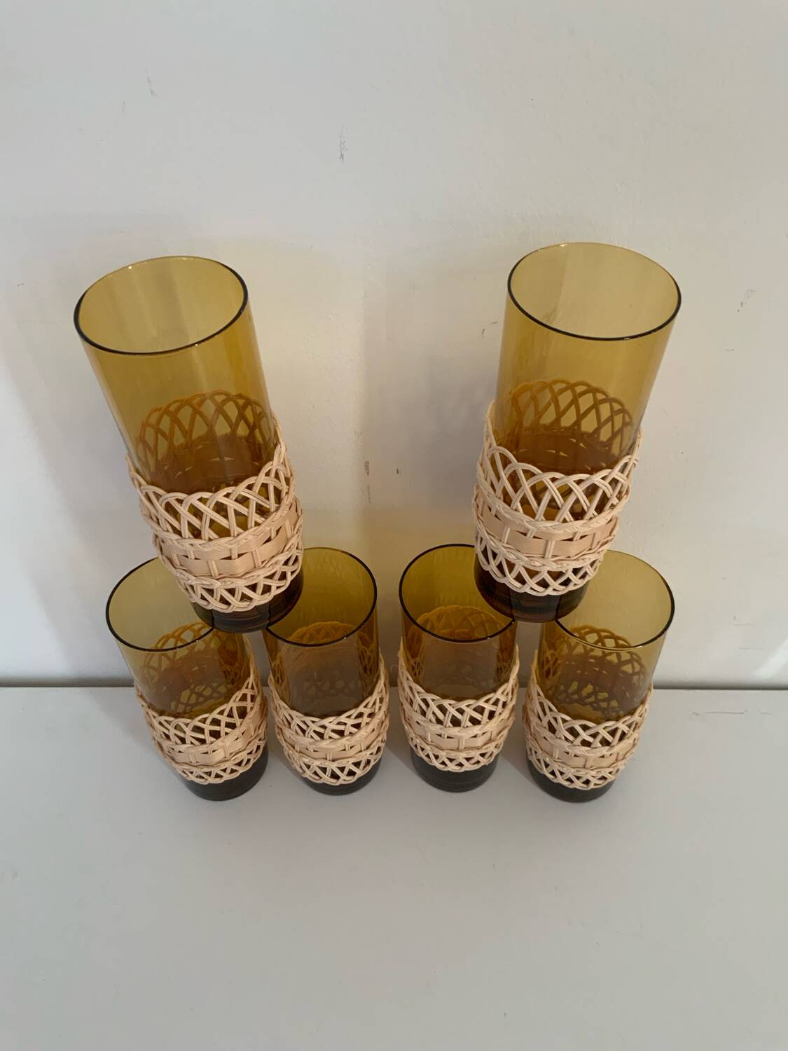 6 long drink glasses