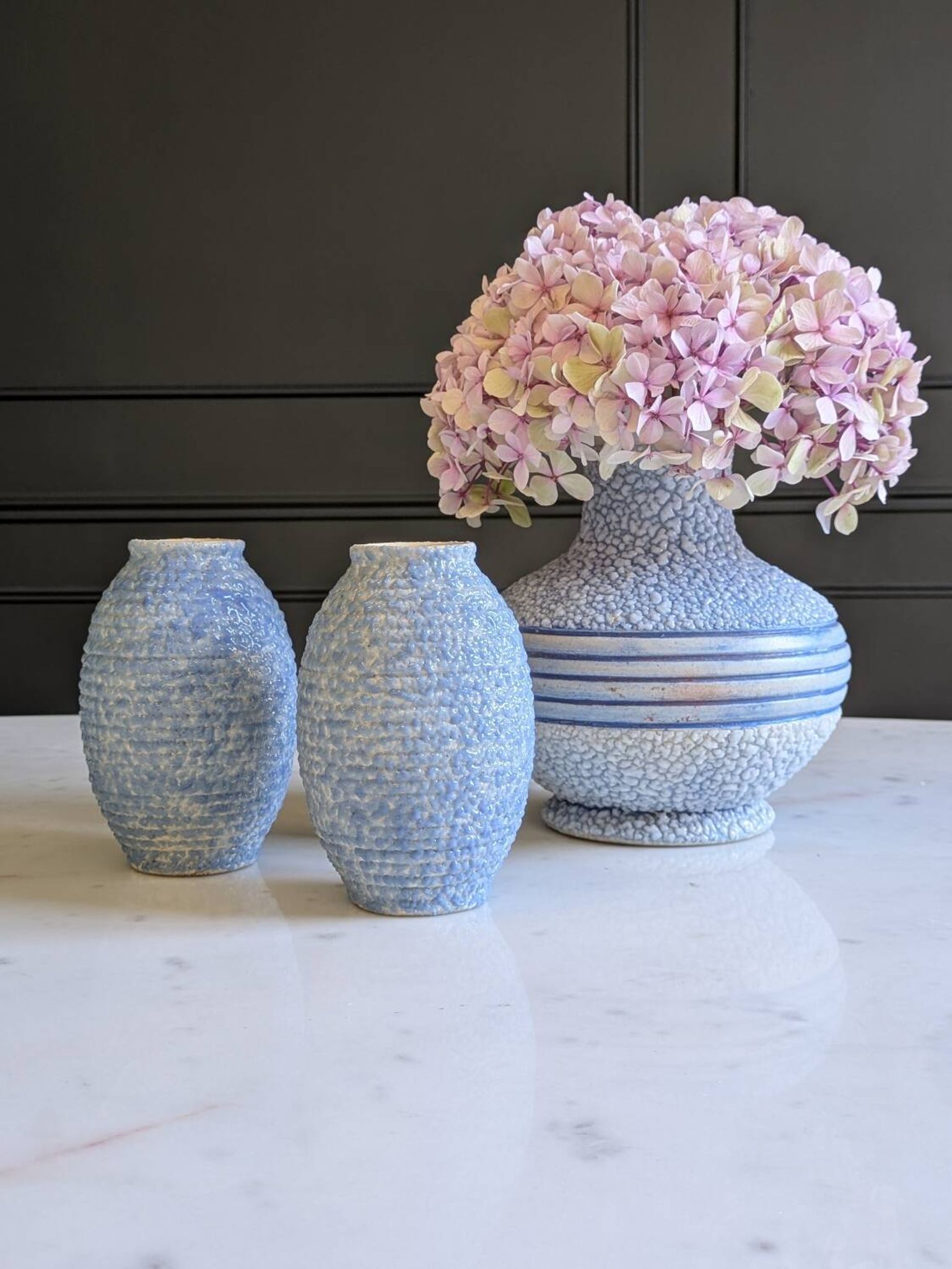 Trio de vases Art Déco ODYV