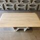 Table en travertin rectangle