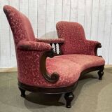 19th century English mahogany bench