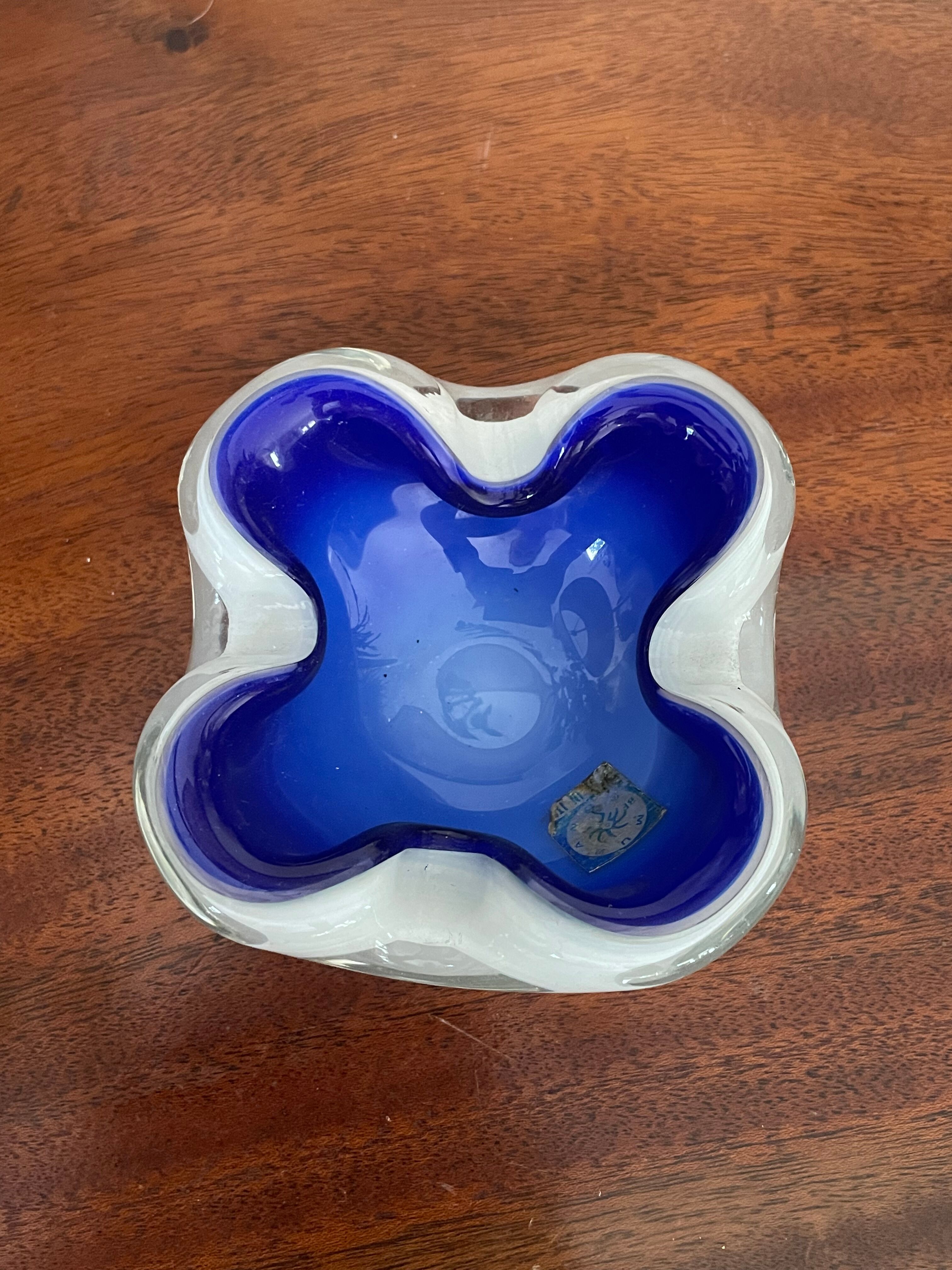 Murano glass ashtray