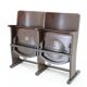 1970 two seater cinema bench by ton, czechoslovakia