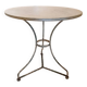 Large bistro pedestal table, 70 cm in diameter, circa 1900.