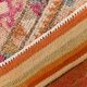 Pink & Orange Long Vintage Turkish Runner Rug, 87x395Cm