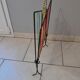 Vintage magazine holder scoubidou design year 50 60