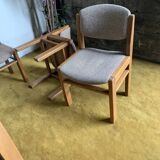 Set of 6 chairs and 1 round table