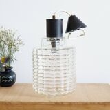 Cylindrical suspension in molded glass 1960