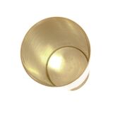 Vase BSF en métal argenté, Allemagne, années 1970.