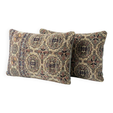 Set of 2 vintage Turkish cushion covers 41x61 cm