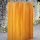 Vintage screen, large wooden screen Manufrance, wooden partition, screen, interior decoration