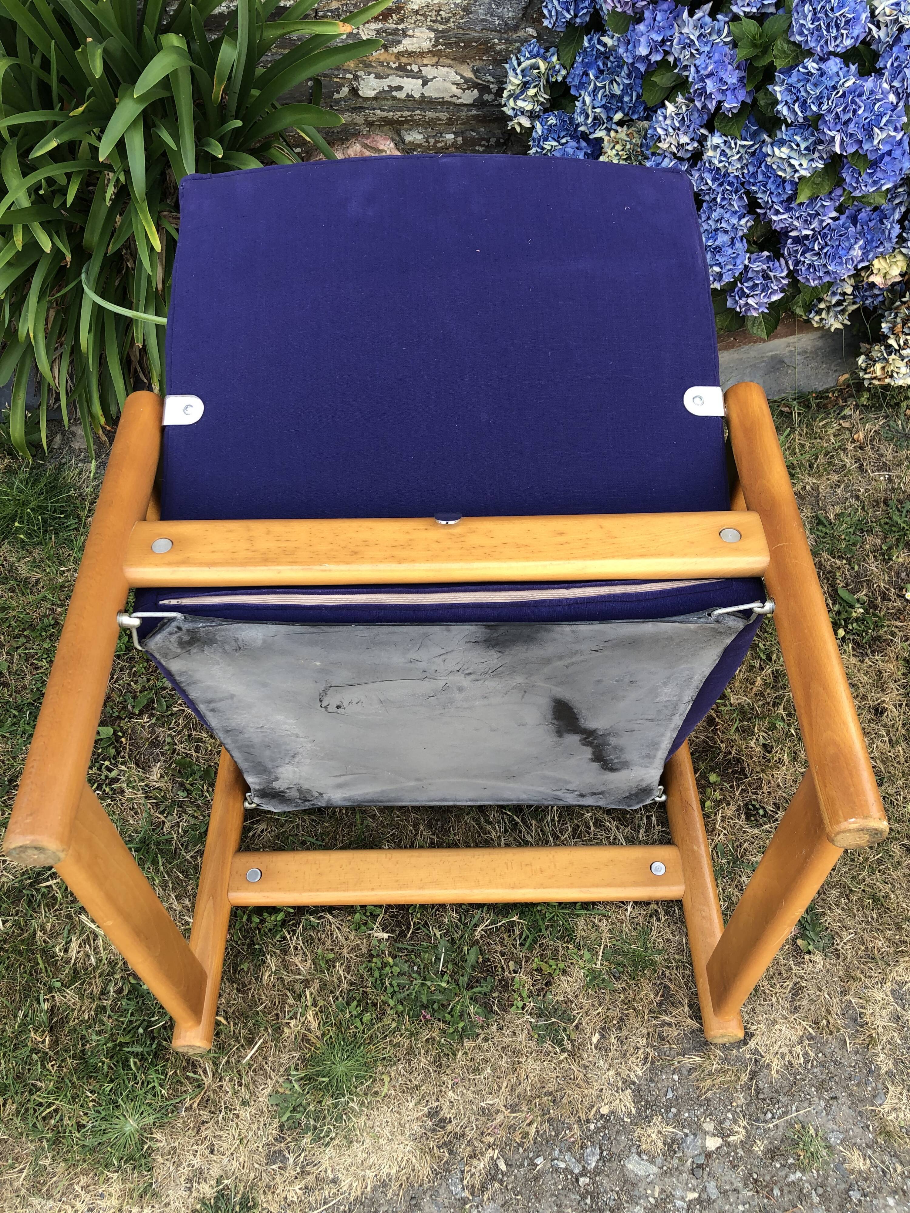 Duo de fauteuils vintage en hêtre lupton morton de john morton