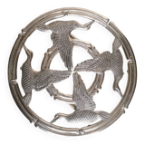 Siléa silver metal trivet