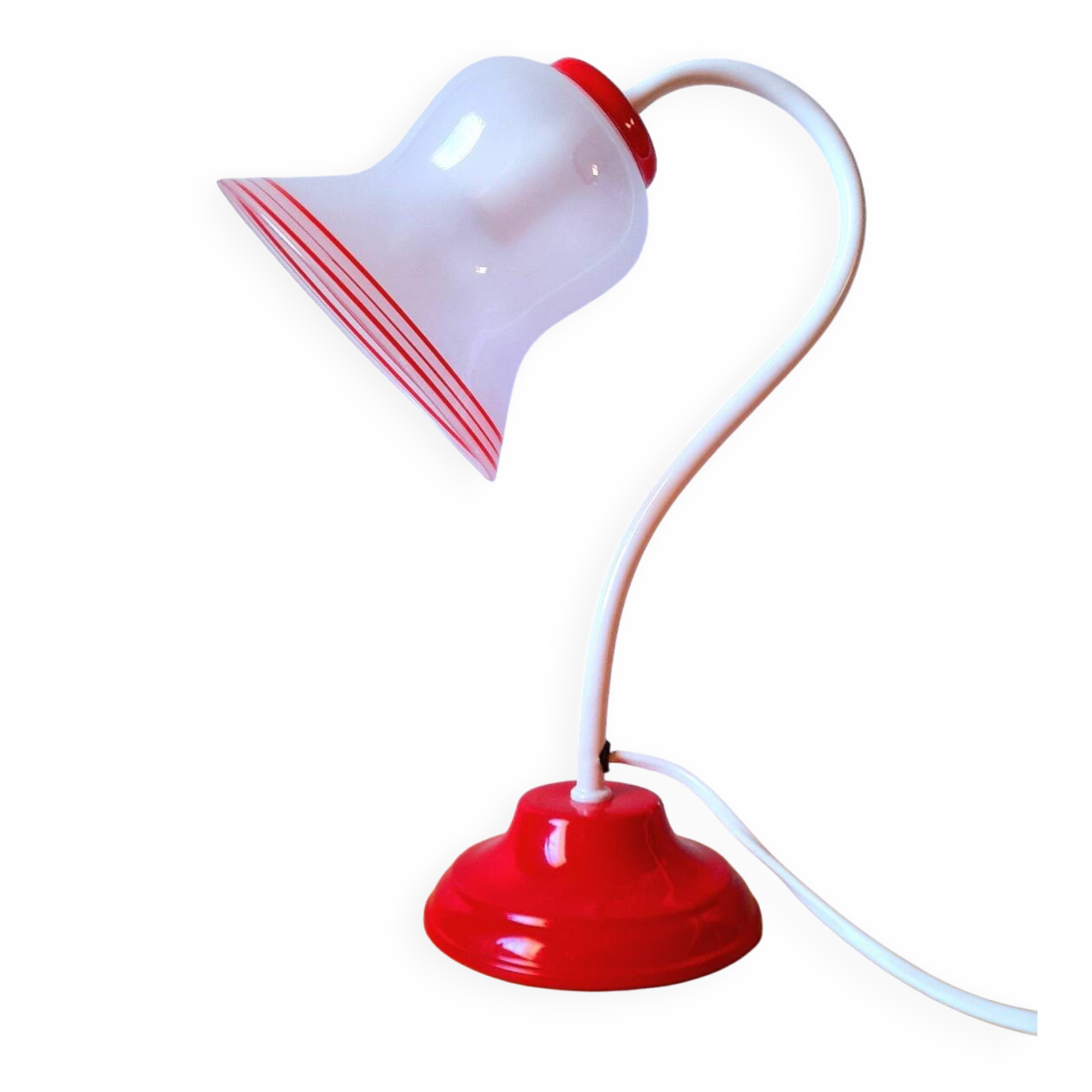 1980s metal desk lamp